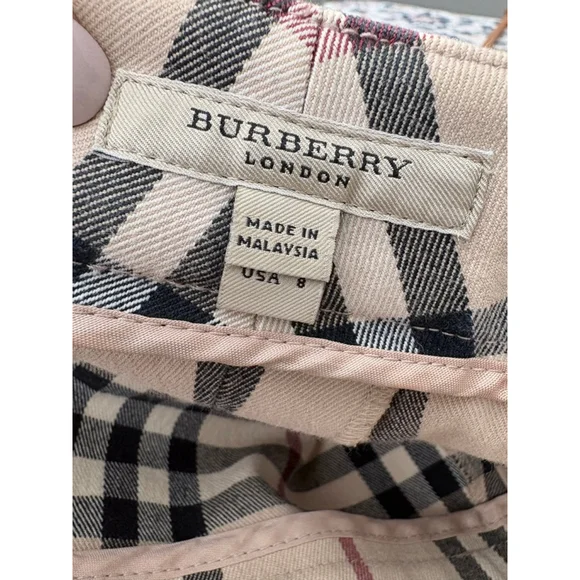 Burberry Vintage Classic Nova Check Crop Pants - Picture 6 of 8